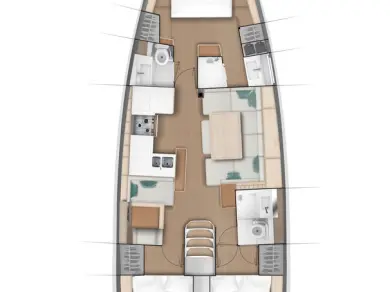 Yacht charter Primošten cheap Sun Odyssey 490