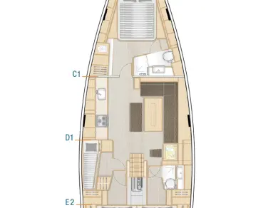Rent a Hanse Hanse 508 Seget Donji