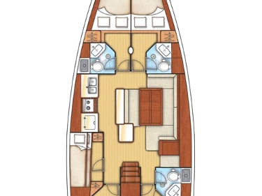 Yacht charter Vlycho cheap Oceanis 50