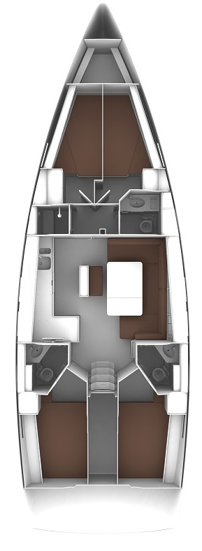 Bareboat Rental Sailboat Bavaria with a boat licence