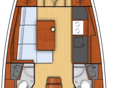 Yacht charter Fethiye cheap Oceanis 38.1