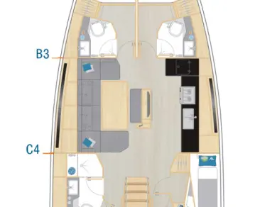 Bareboat Rental Sailboat Hanse with a boat licence