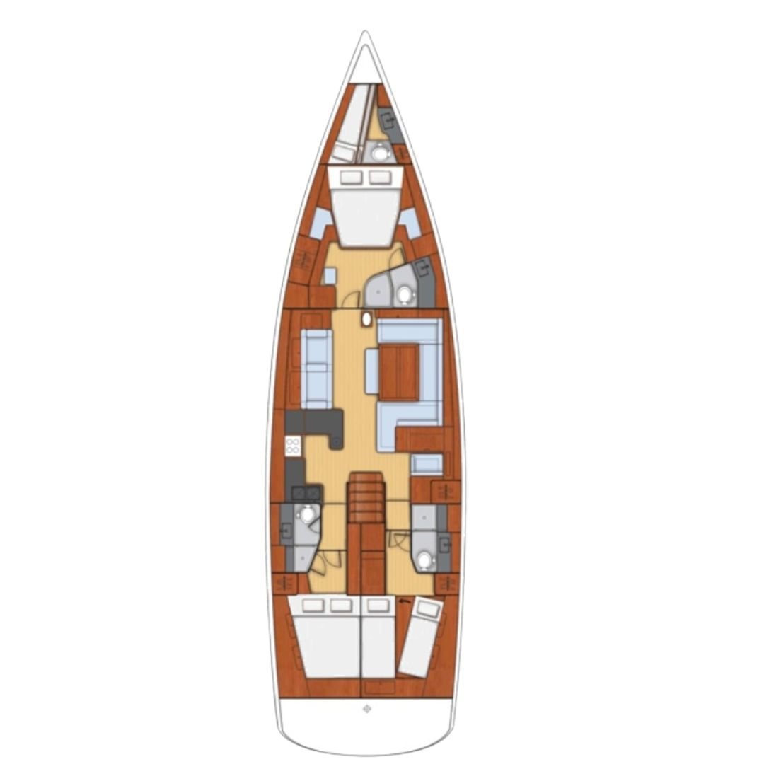 Bénéteau Oceanis 60 in Kaštela on SamBoat