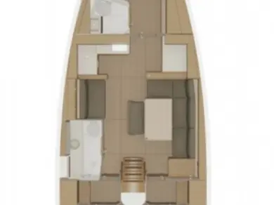 Bareboat Rental Sailboat Dufour with a boat licence