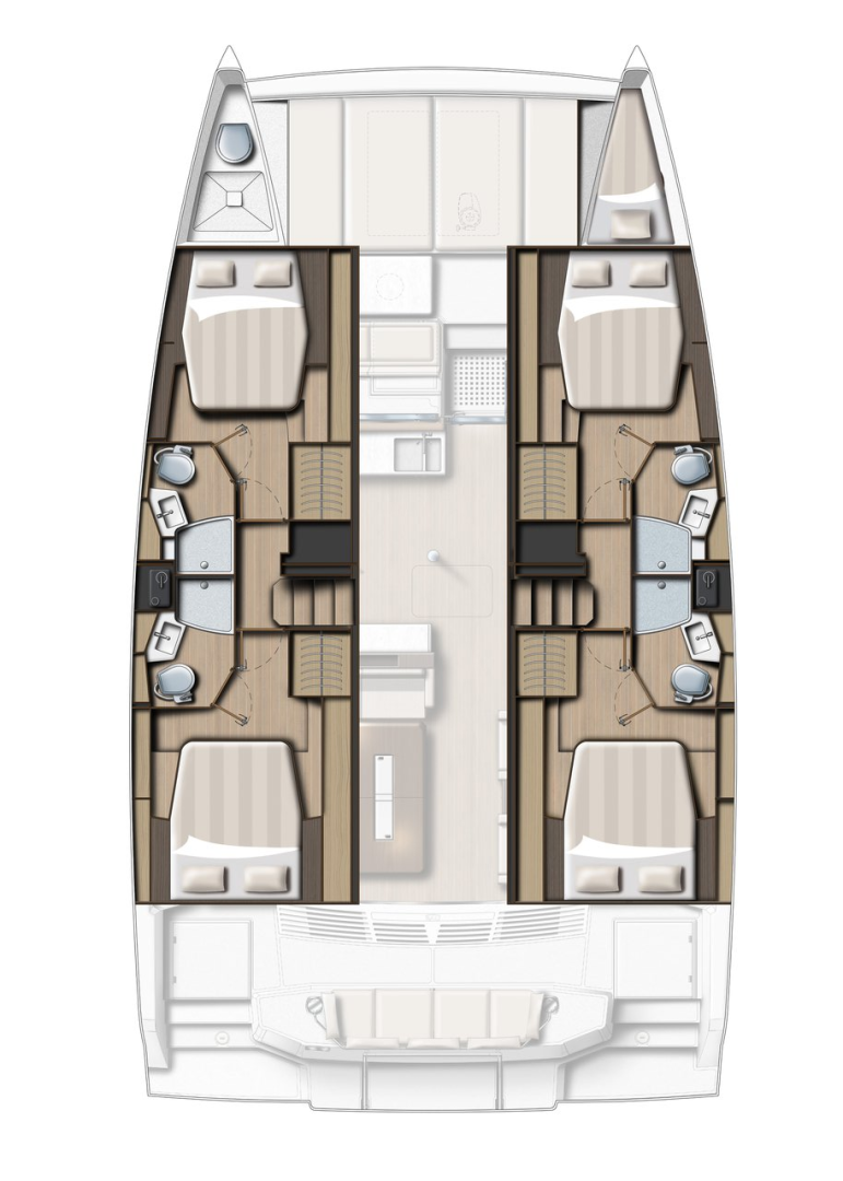 Catamaran rental in Pirovac - Bali Bali 4.4