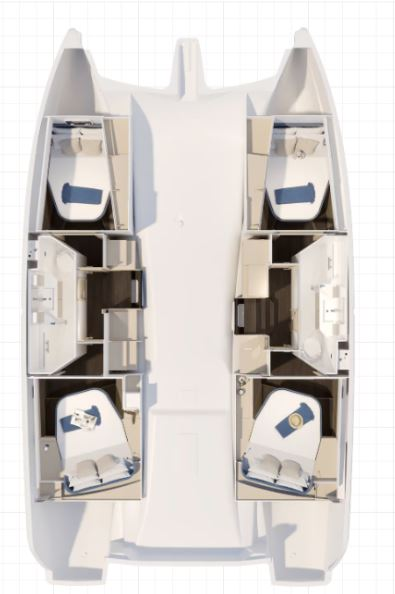 Bareboat Rental Catamaran Fountaine Pajot with a boat licence