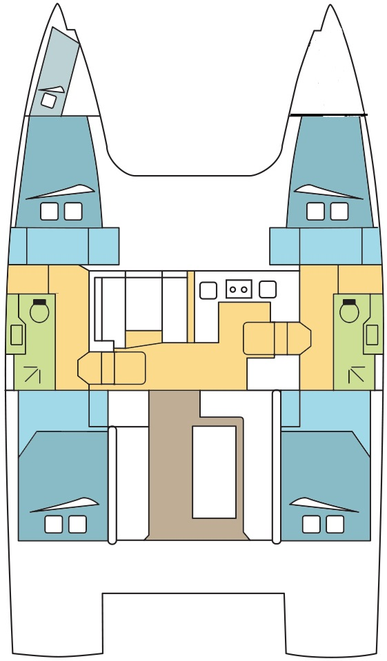 Nautitech Nautitech 40 charter bareboat or captained in  Anse Marcel