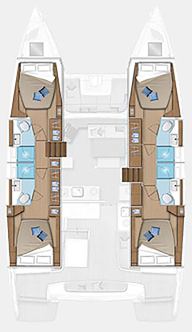Lagoon Lagoon 46 charter bareboat or captained in  Alimos