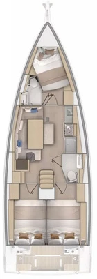 Sailboat rental with or without captain Bénéteau Lefkáda