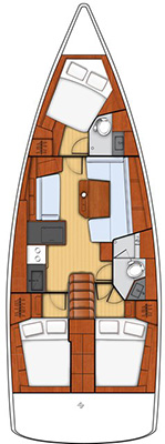 Sailboat rental in Lefkáda - Bénéteau Oceanis 41.1