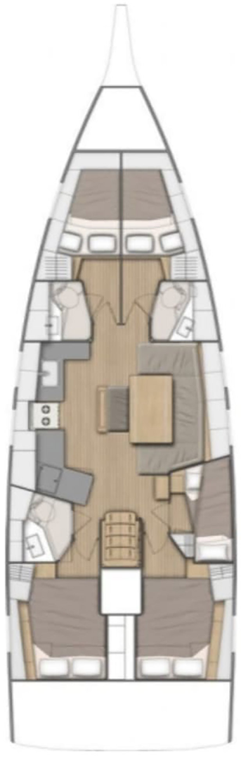 Sailboat rental with or without captain Bénéteau Alimos