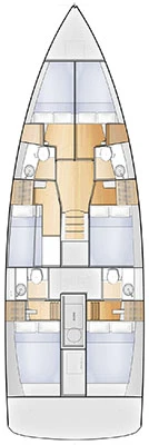 Jeanneau Sun Loft 47 in Gouvia on SamBoat