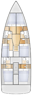 Jeanneau Sun Loft 47 in Gouvia on SamBoat