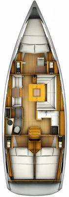 Sailboat rental with or without captain Jeanneau Propriano