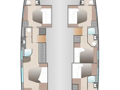 Bareboat Rental Catamaran Fountaine Pajot with a boat licence