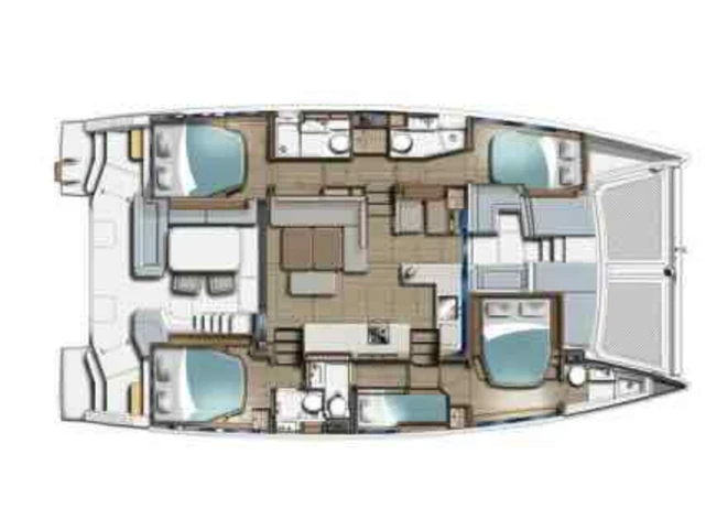 Catamaran rental with or without captain Leopard Catamarans / Robertson & Caine Furnari