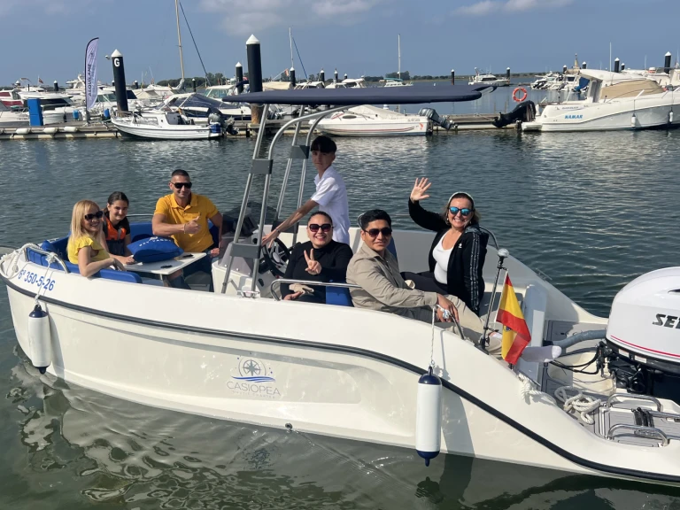 Motorboat rental with or without captain Bey Yacht Real Club Marítimo de Huelva