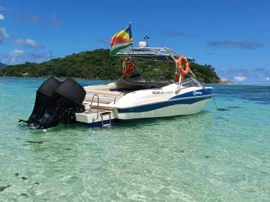Bareboat Rental Motorboat fisherman with a boat licence