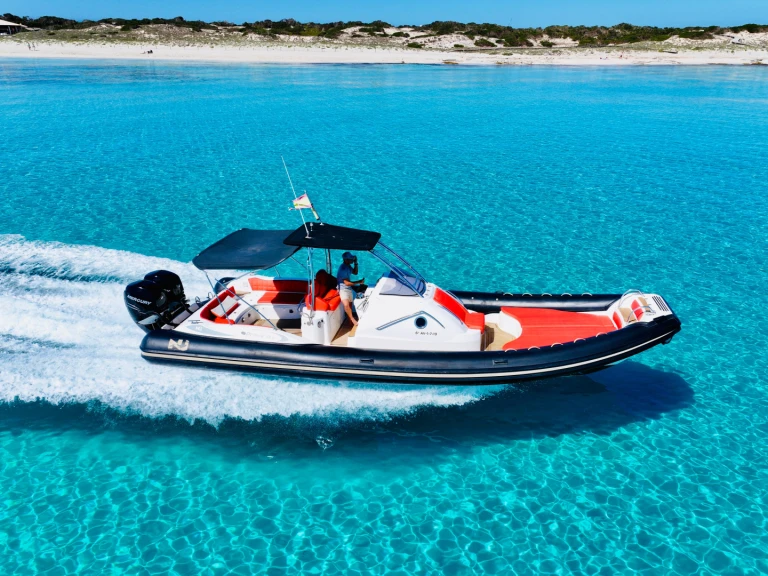 Bareboat Rental RIB Nuova Jolly with a boat licence