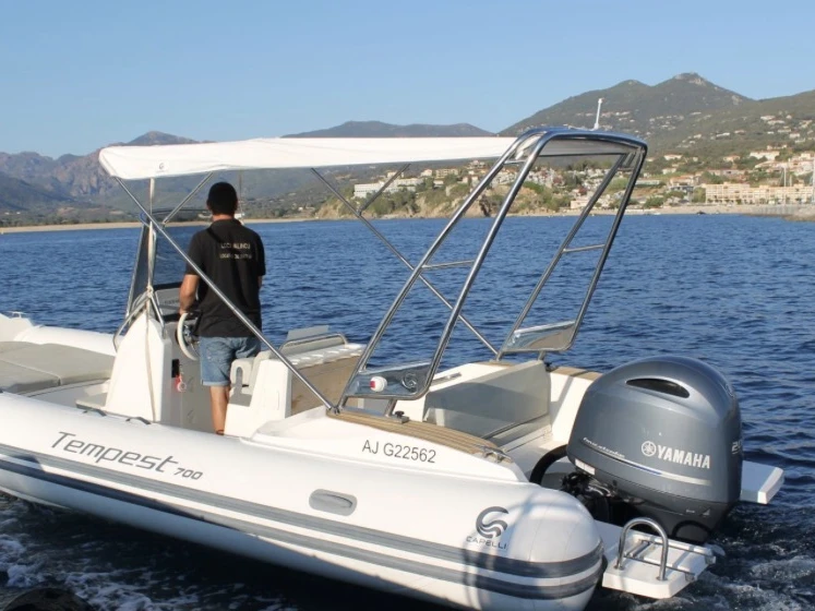 RIB rental in France - Capelli Tempest 700 Sun