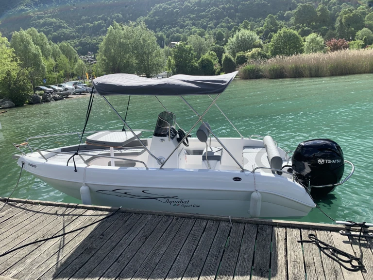 Motorboat rental with or without captain Aquabat Annecy