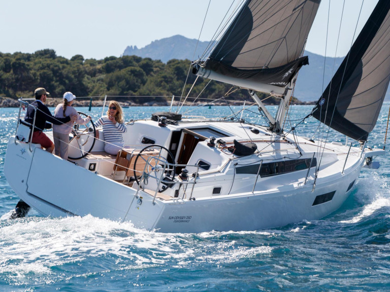 Jeanneau Sun Odyssey 350 charter bareboat or captained in  Biograd na Moru