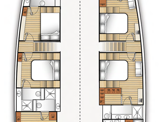 Catamaran rental with or without captain Moon Yacht Alimos