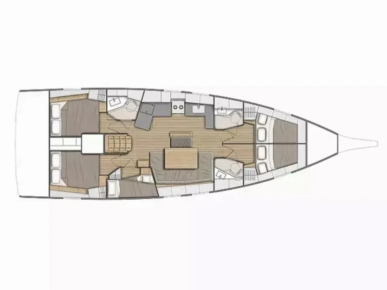 Sailboat for rent Préveza at the best price
