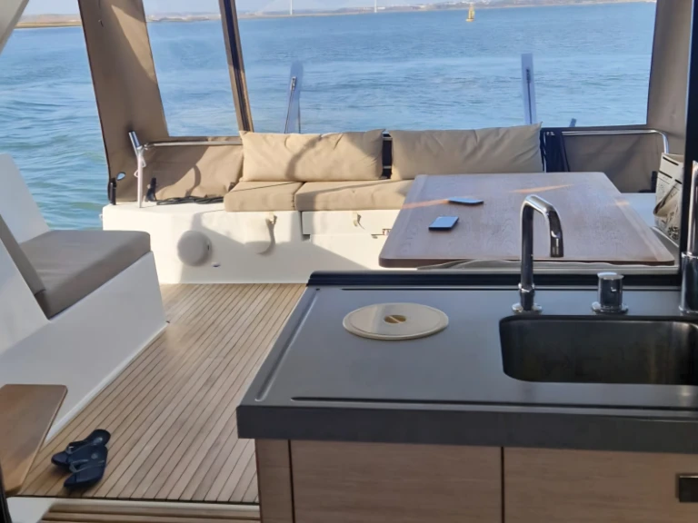 Bareboat Rental Catamaran Fountaine Pajot with a boat licence