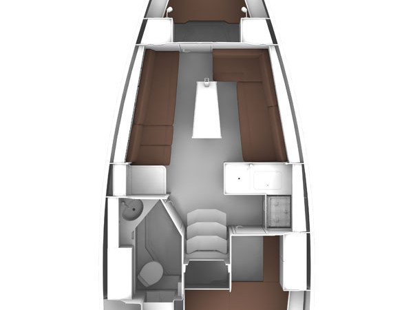 Bareboat Rental Sailboat Bavaria with a boat licence