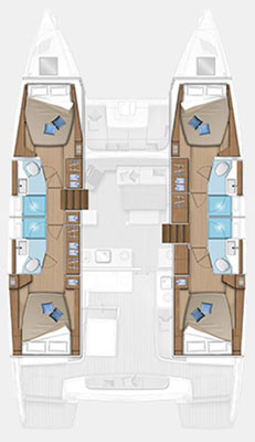 Rent a Lagoon Lagoon 46 Gouvia