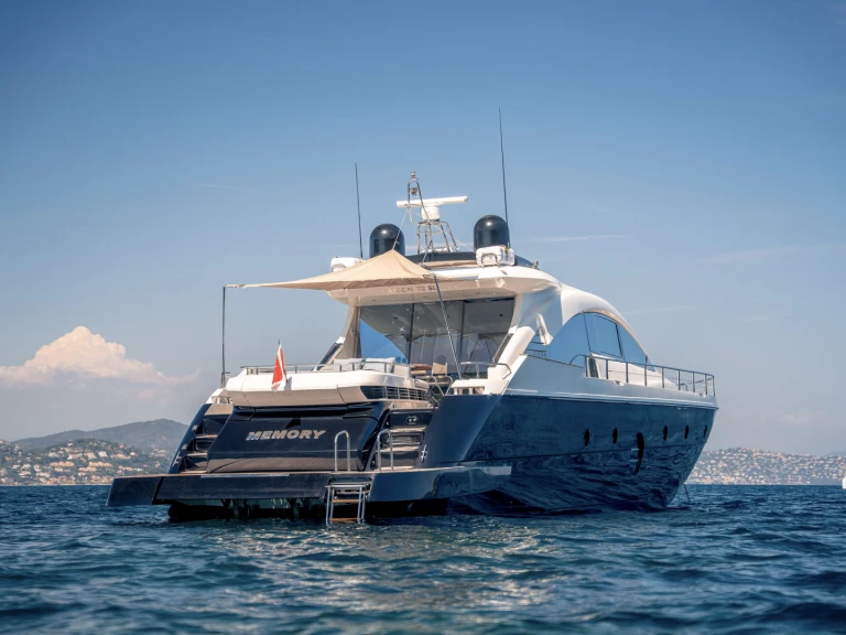 Bareboat Rental Luxury Yacht Aicon with a boat licence