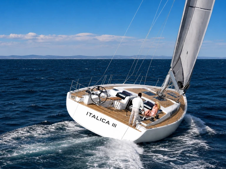 Bareboat Rental Sailboat Hanse with a boat licence