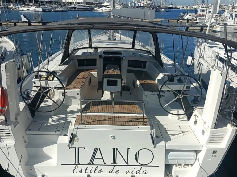 Dufour Dufour 530 charter bareboat or captained in  Cagliari