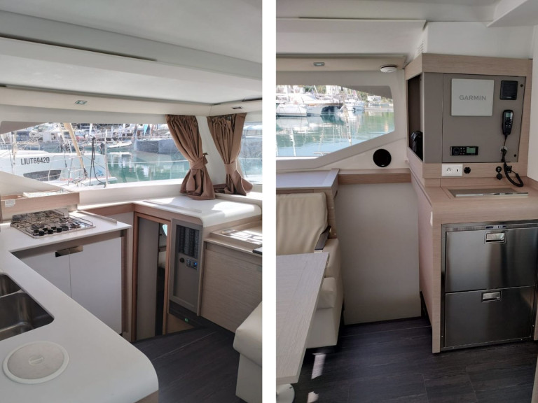 Bareboat Rental Catamaran Fountaine Pajot with a boat licence