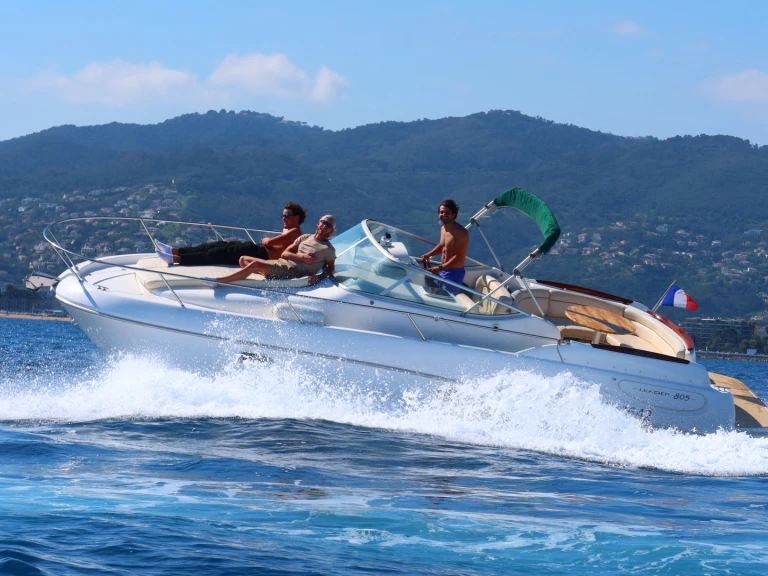 Motorboat rental with or without captain Jeanneau Mandelieu-la-Napoule