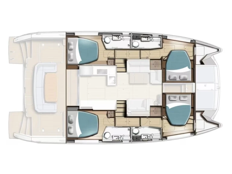 Leopard Leopard 46PC charter bareboat or captained in  Marmaris