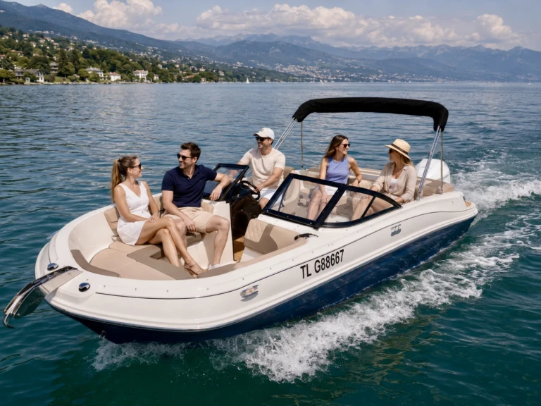 Bayliner VR5 OB in Amphion-les-Bains on SamBoat