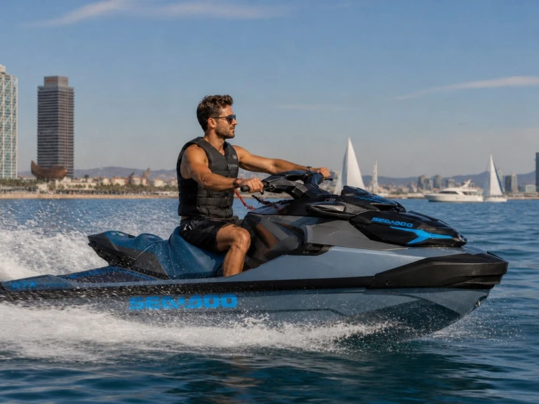 Bareboat Rental Jet ski Sea-Doo with a boat licence