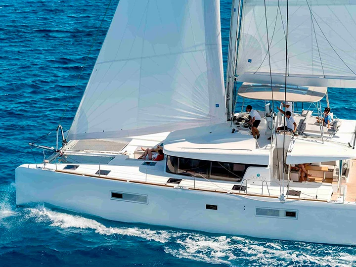 Bareboat Rental Catamaran Lagoon with a boat licence