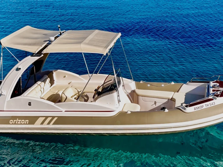 Orizon ELITE 8 charter bareboat or captained in  Liménas Moúrtos