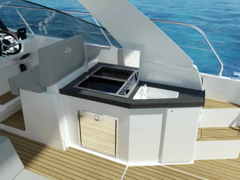 Bareboat Rental Motorboat Sealine with a boat licence