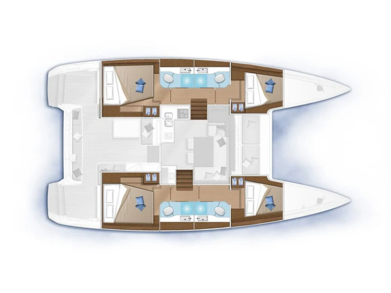 Catamaran for rent Alimos at the best price