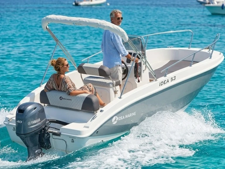 Motorboat rental with or without captain Idea Marine Alghero