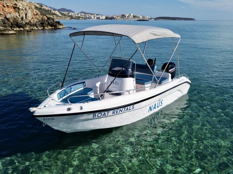 Poseidon Bluwater 170 charter bareboat or captained in  Agios Nikolaos