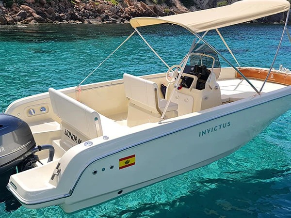 Bareboat Rental Motorboat Invictus  with a boat licence