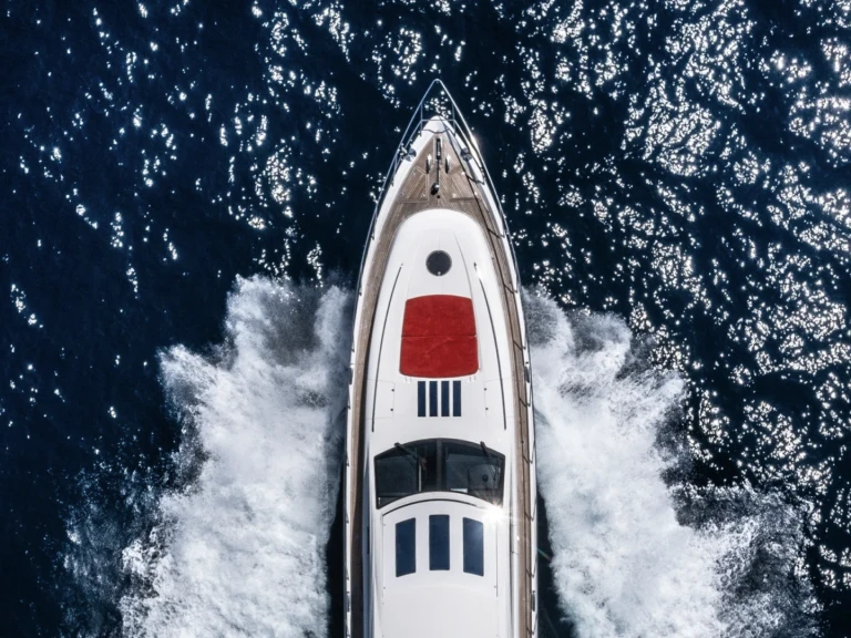 Princess Princess V70 charter bareboat or captained in  Saint-Tropez