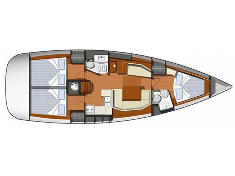 Sailboat rental with or without captain Jeanneau Póros (City)