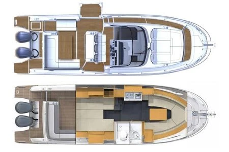 Yacht charter Tivat cheap Cap Camarat 10.5 WA