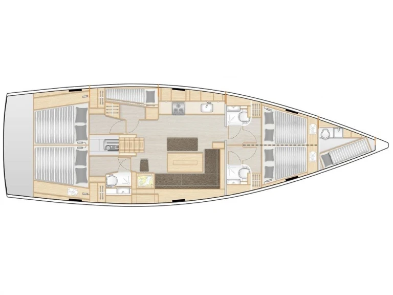 Sailboat rental with or without captain Hanse Zakynthos